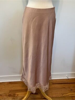 Maxi Slip Skirt - A New Day Pink NWT
Satin Size Medium